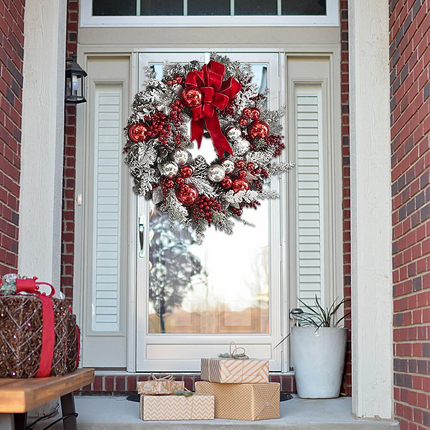 Christmas Wreath Outdoor Front Door Hanging Garland Home Decoration