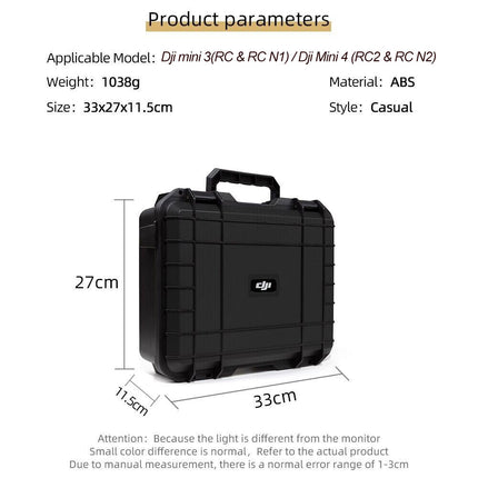 For DJI Mini 3 4 Pro Drone Accessories Storage Box Hard Case Carrying Bag Handbag