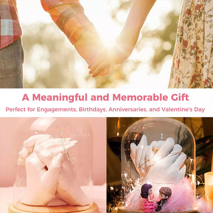Hand Casting Kit for Couples Adults DIY Keepsake Plaster Statue Cast Kit Gift