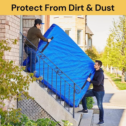 Mattress Storage Bag Antidust Moving Protector Cover Carry Packaging Plastic Bag King Size