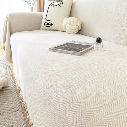 Sofa Towels Couch Throw Cover Blanket Lounge Slipcover Protector Chenille Decor Of 180x340cm