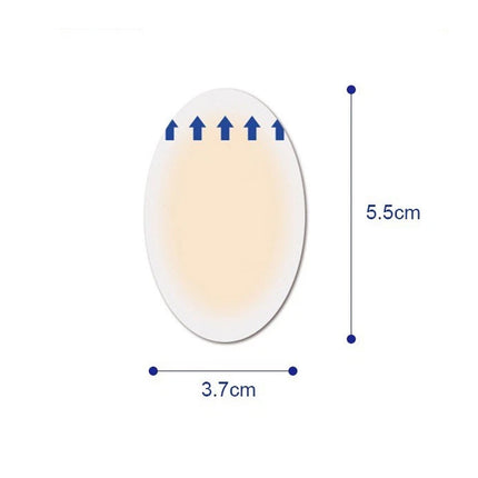 60PCS Hydrocolloid Blister Bandages Waterproof Blister Pads for Heel Feet