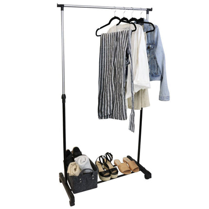 Adjustable Closet Organiser Storage Hight Adjustable Garment/Clothes Rack Hanger