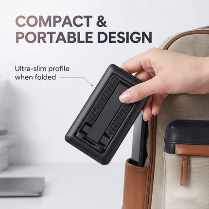 Black Foldable Adjustable Universal Desk Stand Holder For Mobile Phone Tablet Portable