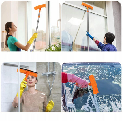 Shower Squeegee Bathroom Screen Glass Scraper Window Cleaning Wiper Home Cleaner