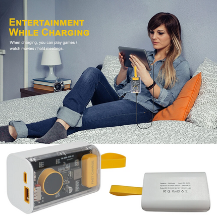 10000mAh Power Bank With 1 USB A 1 Type-C LED Power Indicator Advanced