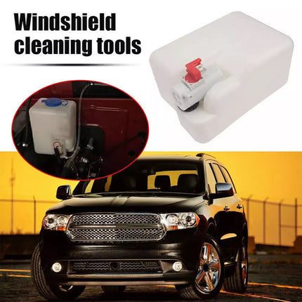 1.5L Car Windscreen Washer Bottle Kit Pump Universal Windshield Wiper Reservoir