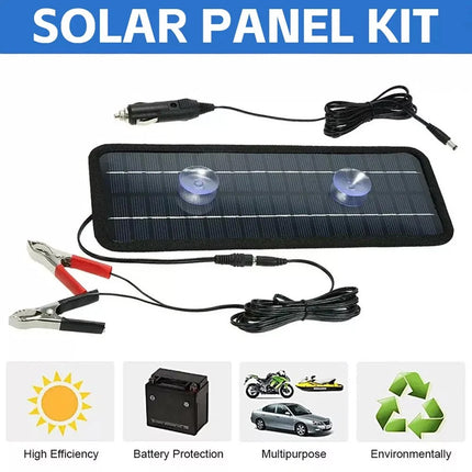 60W Solar Panel 12V olt Trickle Battery Charger For Caravan Car Van Boat Kit