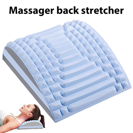 Neck And Back Stretcher Pain Fatigue Relief Acupoint Stimulation Neck Massage Grey