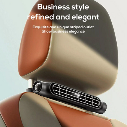 Mini USB Car SUV Seat Back Cooling Fan Portable 3 Speed Headrest Silent Cooler