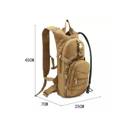 Hydration Backpack With 3L Water Bladder Backpack Cycling Hiking Camping Bag Black