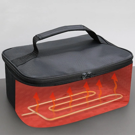 12V Portable Mini Microwave Heated Electric Lunch Box Food Warmer for Car
