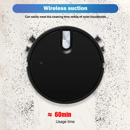 Smart Robot Vacuum Cleaner Automatic Sweeper Floor Carpet Clean Rechargeable