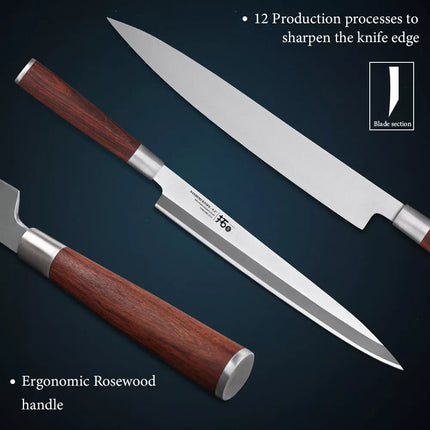 24cm Sashimi Knife Yanagiba Kitchen Fish Sushi Salmon Slicing Chef Knife