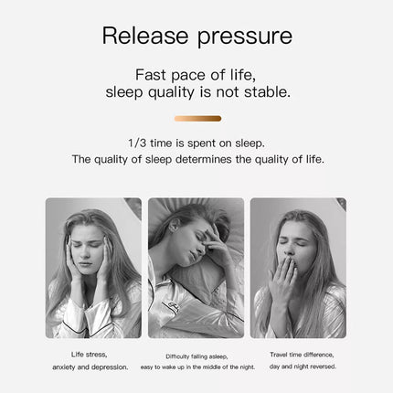Calm Carry Anxiety Device, Handheld Relaxation Sleep Device TK（Blue）