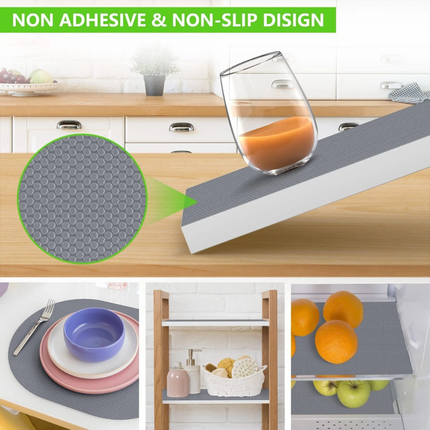 Drawer Mat Non-Slip Kitchen Cabinet Liner Cupboard Shelf Protector Pad 60x600cm