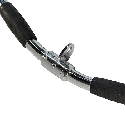 Revolving Curl Pull Down Bar Gym Cable Attachment Tricep Rope Press Handle