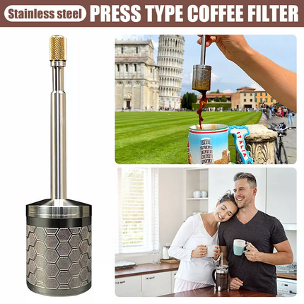 Portable Travel Coffee Brewer Final press Reusable Coffee Filter Coffee Maker