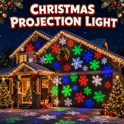 12 in 1 Christmas Laser Projector Light IP65 12 Modes Outdoor Xmas Garden Decor