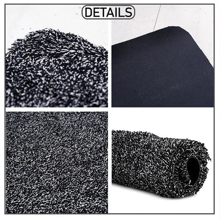 Super Absorbent Microfibre Doormat Non Slip Heavy Duty Dirt/Mud Rug Floor Carpet