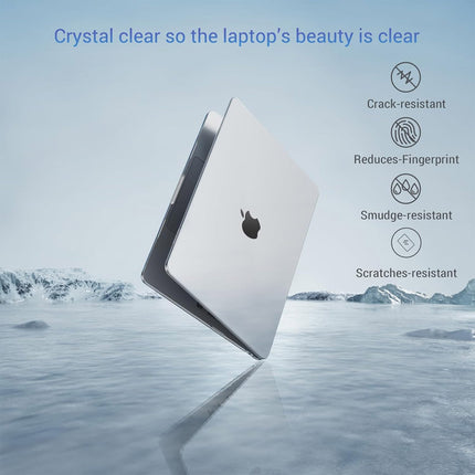 Apple MacBook Air 13.3'' Clear Cover Case Protector with Keyboard Cover – Compatible with M1 / A2337 / A2179 / A1932