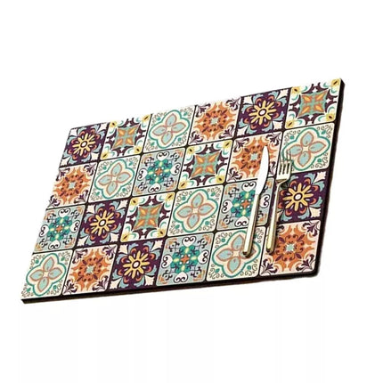 Retro Quick-Drying Water-Draining Mat for Kitchen Bar Countertops 50*60CM Style-A