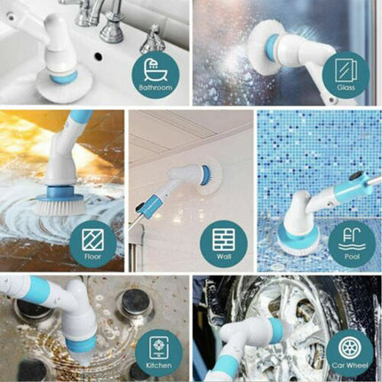 Electric Spin Scrubber Turbo Scrub Cleaning Brush Cordless Chargeable Bathroom