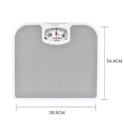 Mechanical Bathroom Scale Machine Weighing Scales Weight Display 130kg