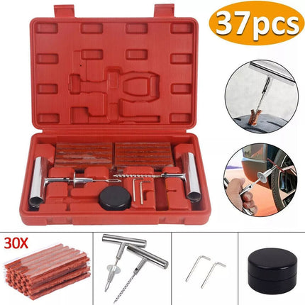 Tyre Puncture Repair 37PCS Kit (JS78) Tire Recovery Car 4WD Offroad Plugs Tool