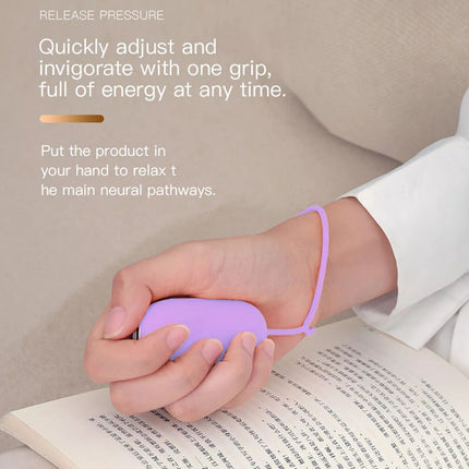 Calm Carry Anxiety Device, Handheld Relaxation Sleep Device （Pink）