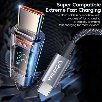 Braided 120w Fast Charging Cable USB C Type C Charger Iphone 15 16 Samsung