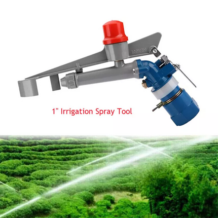 1.5" Irrigation Spray Tool Sprinkler Large 360° Adjustable Impact Water