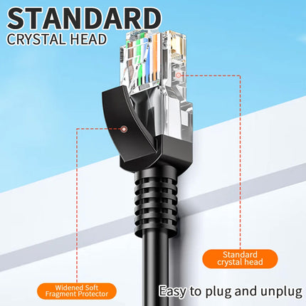 Ethernet Network Solid Copper Cable CAT6 LAN Internet Fast Router Data 10m