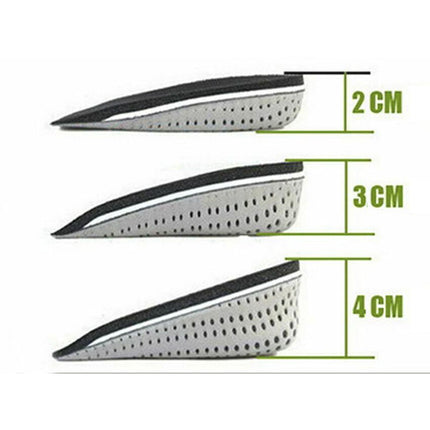 Insole Heel Lift Insert Shoe Pad Height Increase Cushion Elevator Taller Unisex