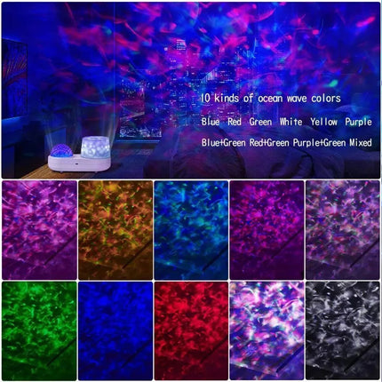 16in1 Ocean Starry Projector Galaxy Nebula Night Light for Kids Bedroom Decor