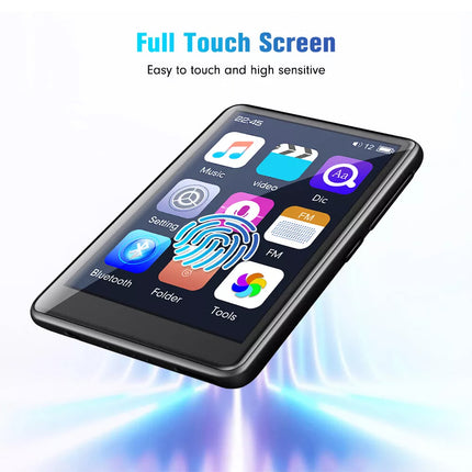 Bluetooth MP4/MP3 Touch Scree HiFi Music Player FM Radio Support 128GB