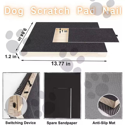 Dog Scratch Pad For Nails Dog Scratching Board Dogs Paw Pet Nail Grinders Toy