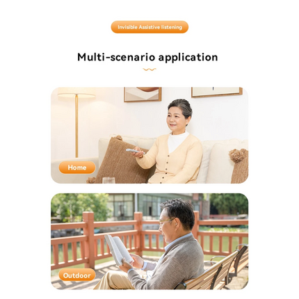 Digital Hearing Aids Mini Invisible In-Ear Headset Sound Voice Hearing Amplifier