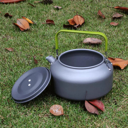 1.2L Outdoor Teapot Camping Hiking Portable Aluminum Kettle Coffee Pot