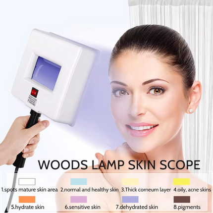 Woods Lamp Beauty Salom SPA Facial Care Analyzer UV Light Skin Diagnose Tester