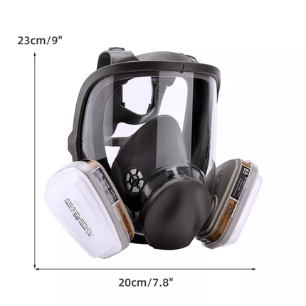 7 IN 1 Gas Mask 6800 Full Face Respirator Paint Spray Chemical Safety Facepiece