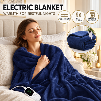 Electric Heated Throw Blanket Warm Poncho Wrap Blanket Portable heated Shawl