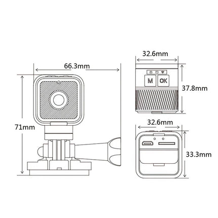 120° Action Camera WiFi Motor Bike Motor Cycle Helmet HD 1080P DVR Sport Camera