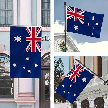 10PCS Large Australian Flag 150cm x 90cm Aussie Australia ANZAC Day Heavy Duty