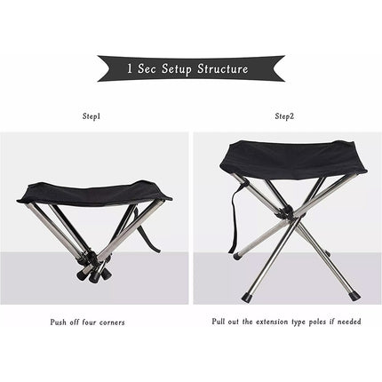 Portable Folding Stool Outdoor Fishing Camping Picnic Fishing Beach