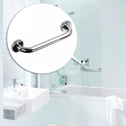 2X Bathroom Shower Wall Grab Bar Safety Grip Handle Towels Rail Stainless Steel 50cm