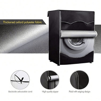 Waterproof Dustproof Washing Machine Top Cover Protect Front Load Washer Dryer  (60x60x88cm)