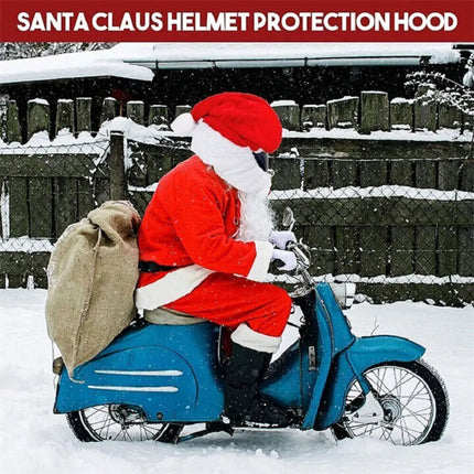 Christmas Helmet Cover Santa Claus hat For Motorcycle Motorbike Helmet Case