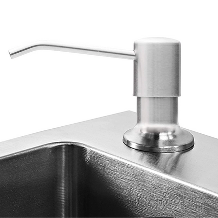 2pcs 500ml Kitchen Sink Soap Dispenser Hand Liquid Pump Bottle Stainless Steel Head
