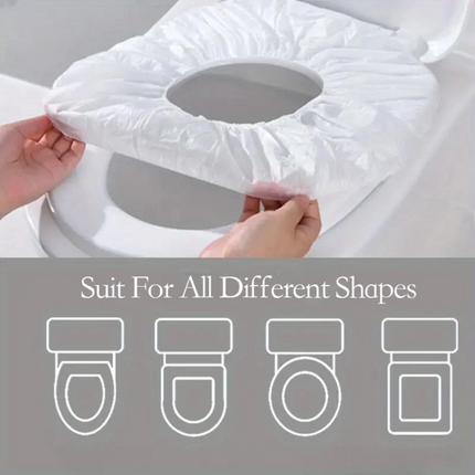 40pcs Disposable Toilet Seat Covers Convenient Travel and Public Restroom